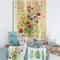 Designart - Colorful Wildflowers In Nature - Farmhouse Print on Natural Pine Wood